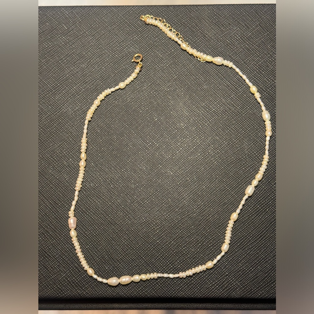 WWAKE pearl collage necklace - Picture 4 of 8